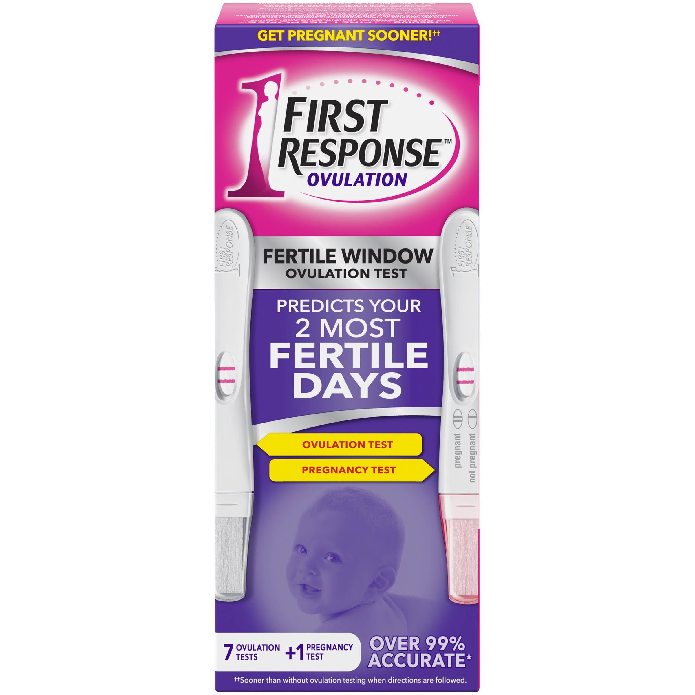 First Response Ovulation and Pregnancy Test Kit - 8ct