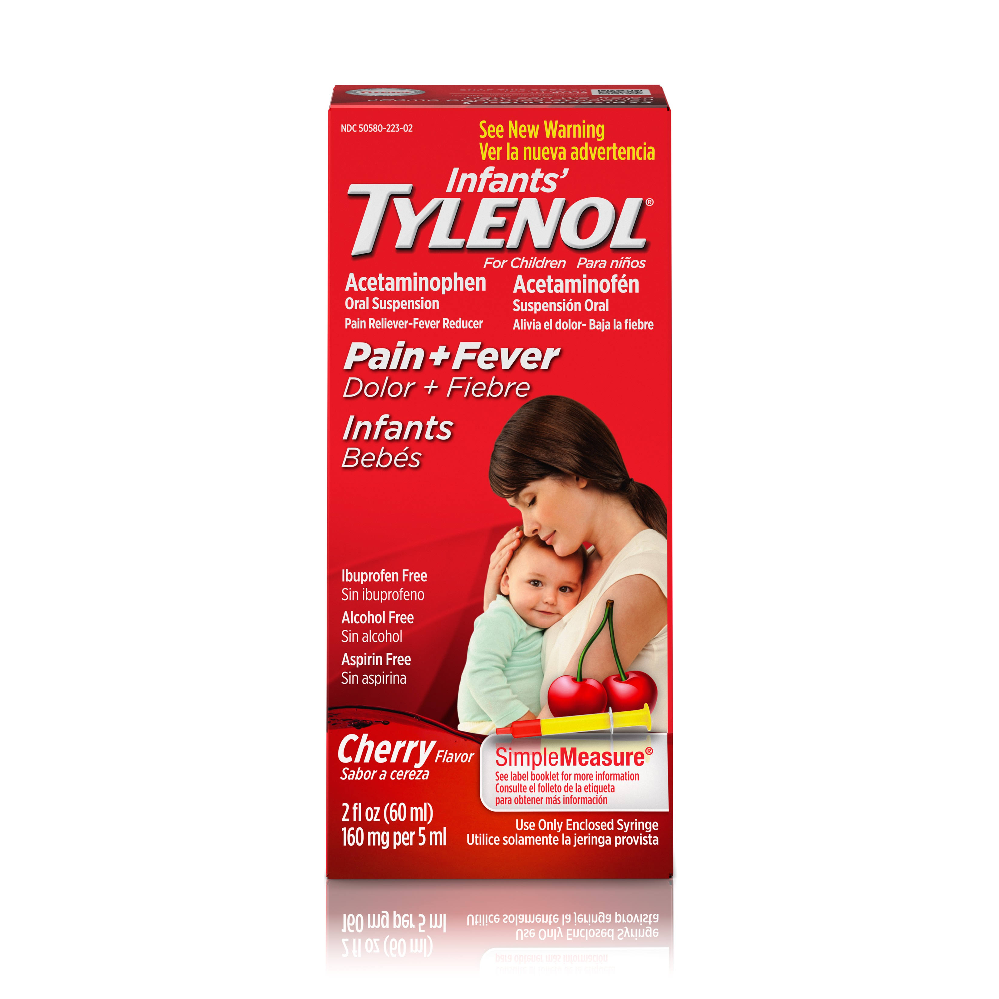 Infants' Tylenol Oral Suspension - Cherry, 60ml