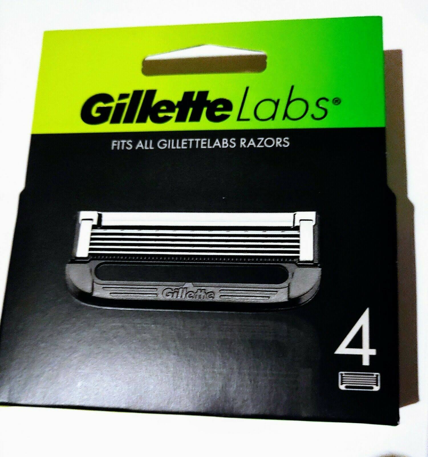 Gillette Labs Razor Blades - Pack of 4. Gillette. Black. Men's Razors. 7702018605378.