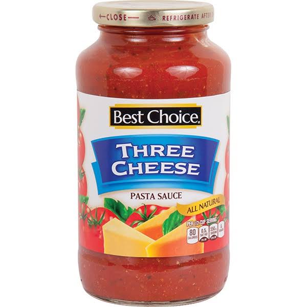 Best Choice Three Cheese Pasta Sauce - 24 oz