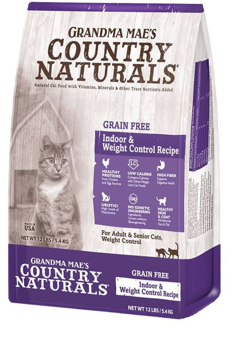 Grandma Mae S Country Nat - Country Naturals Grain Free Weight Control/hairbal - 4 lb