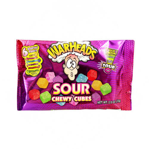 Warheads Sour Chewy Cubes 70g by Planet Candy