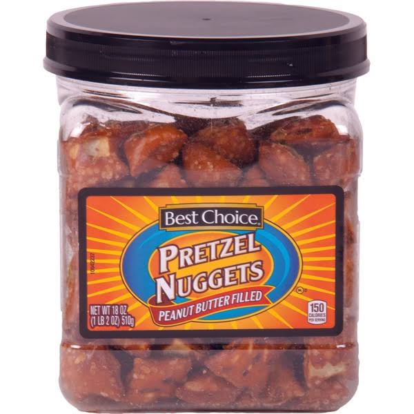 Best Choice Peanut Butter Filled Pretzel Nuggets - 18 oz