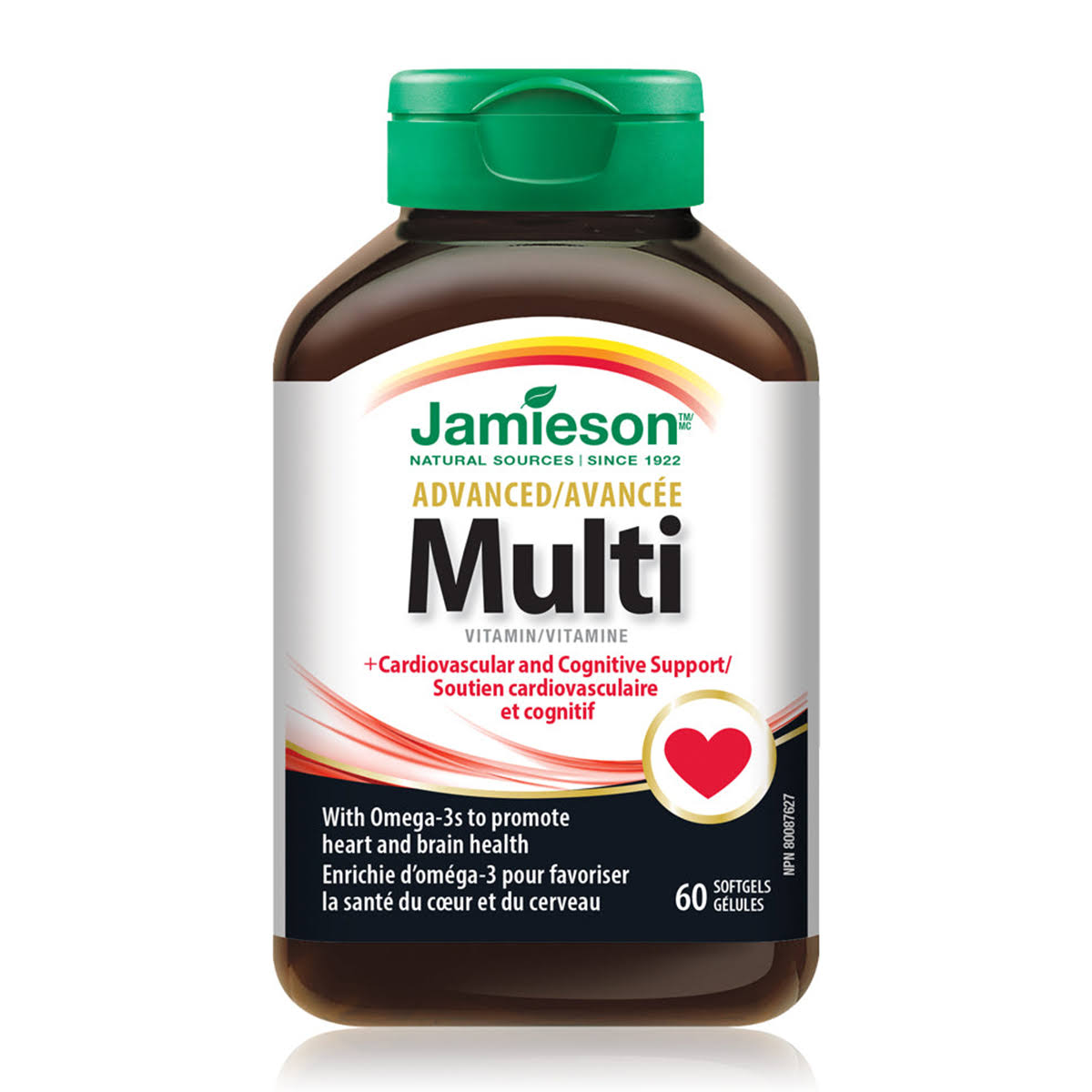 Jamieson Advanced Multi + Omega-3 Supplement - 60ct