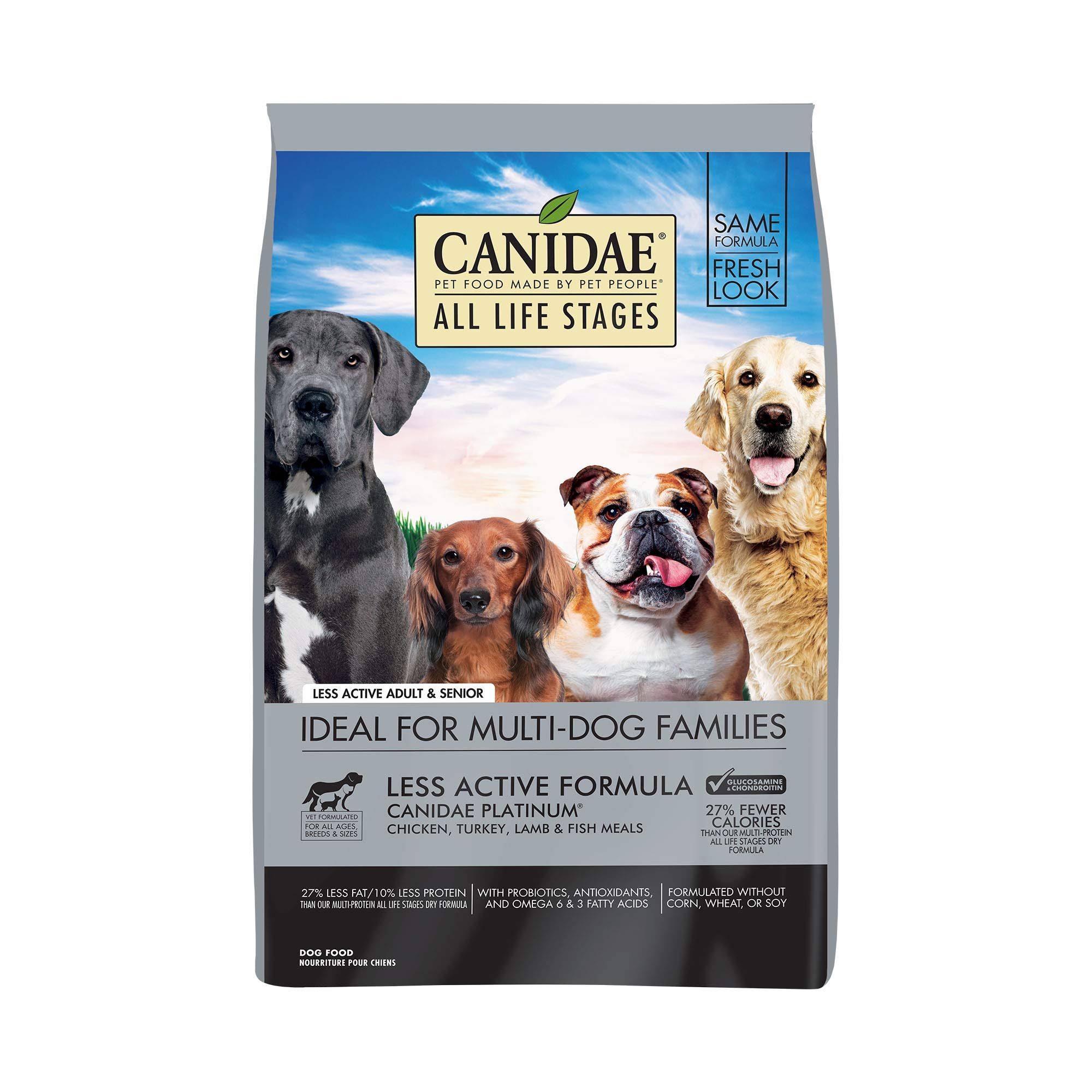 Canidae Senior Overweight Life Stages Platinum Dog Food - Chicken, Turkey, Lamb & Fish, 5lb