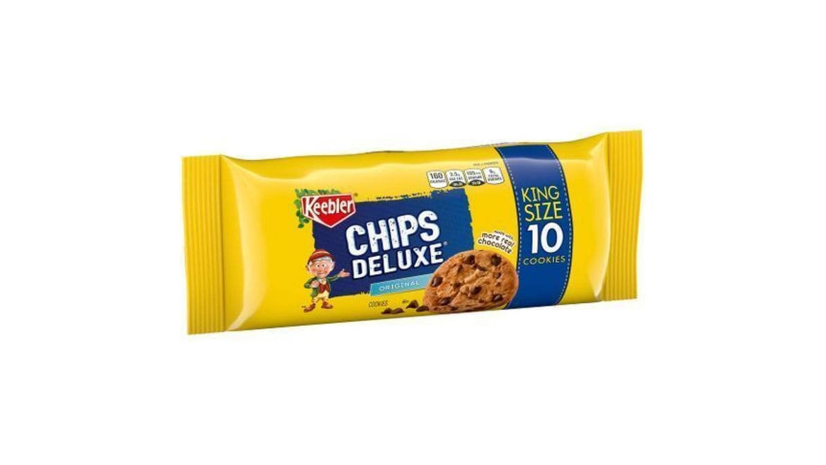 Keebler Chips Deluxe Cookies, Original, King Size - 10 cookies, 5.3 oz