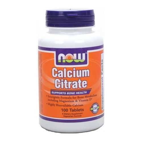 Now Magnesium and Calcium Citrate Supplement - 100 Tablets