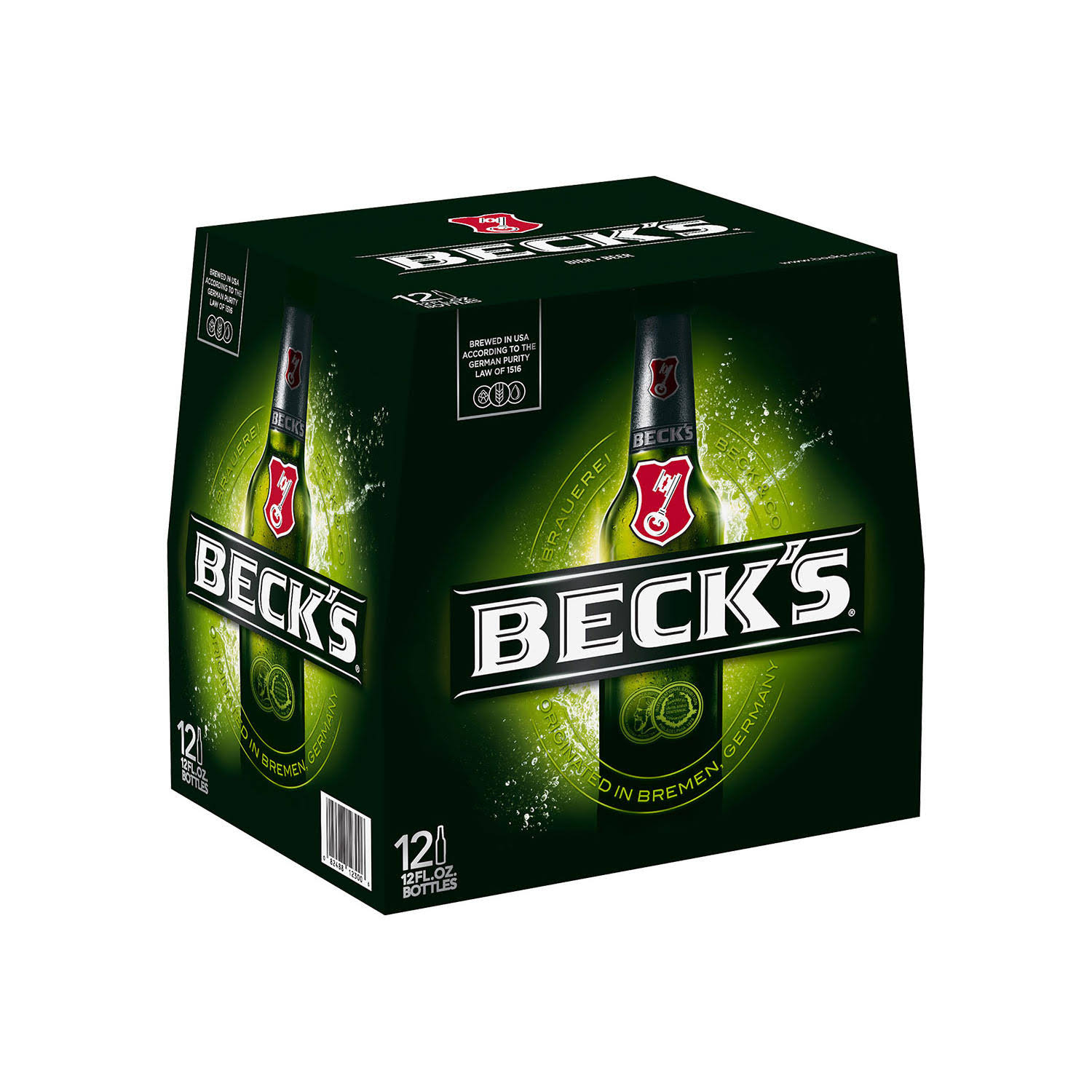 Beck's Beer - 12 pack, 12 fl oz bottles