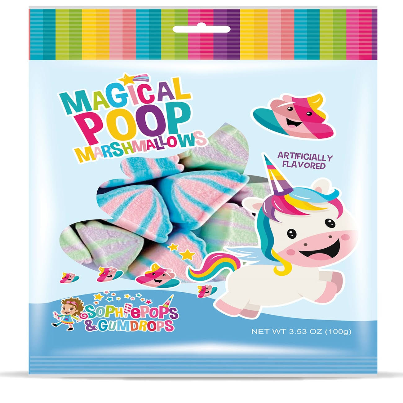 24 Magical Poop Marshmallows, 3.53-oz Bags at Dollar Tree