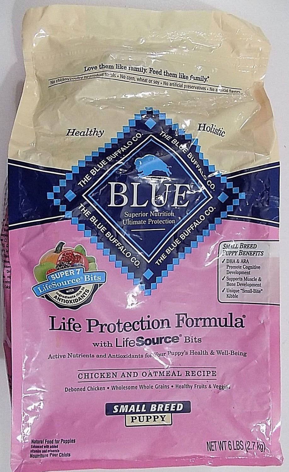Blue Buffalo Life Protection Formula Puppy Food - Chicken and Oatmeal Rice, 6lbs