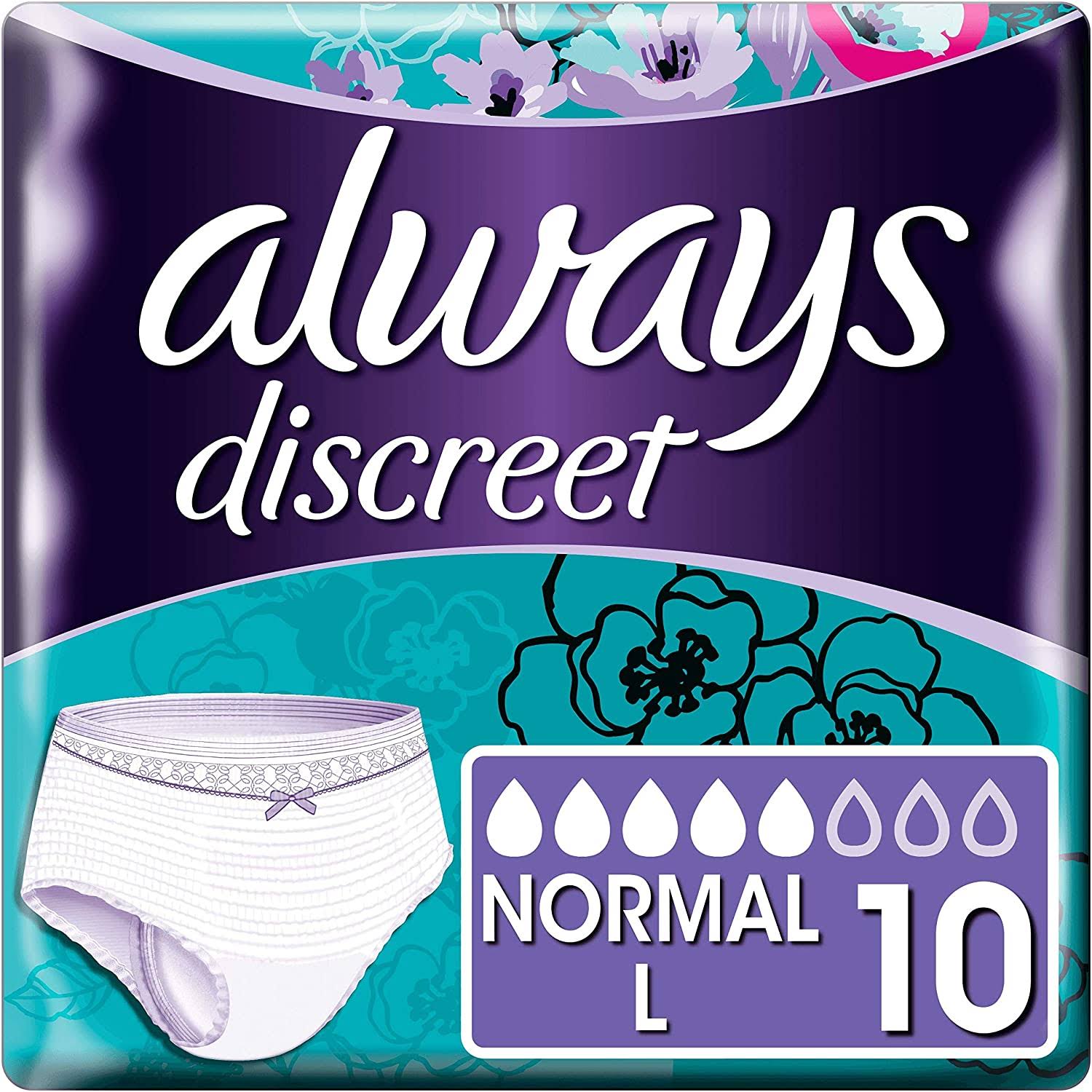 Always Discreet Heavy Pants Normal Large - 10 Pants