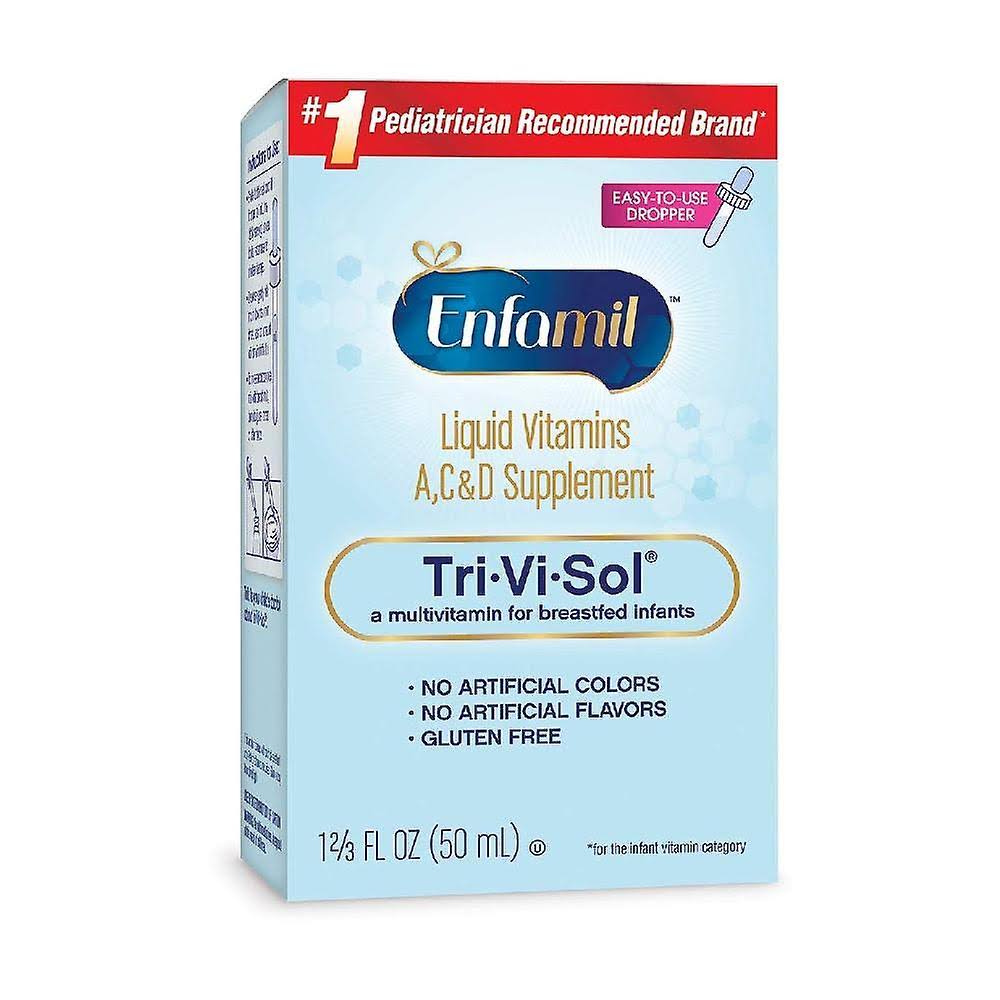 Enfamil Tri ViSol Liquid Vitamins A C and D Baby Supplement Drops - 50ml