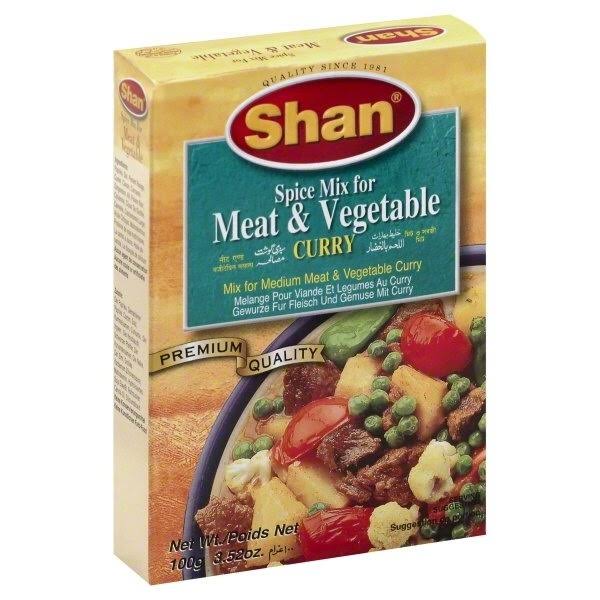 Shan Spice Mix, for Meat & Vegetable Curry - 3.52 oz