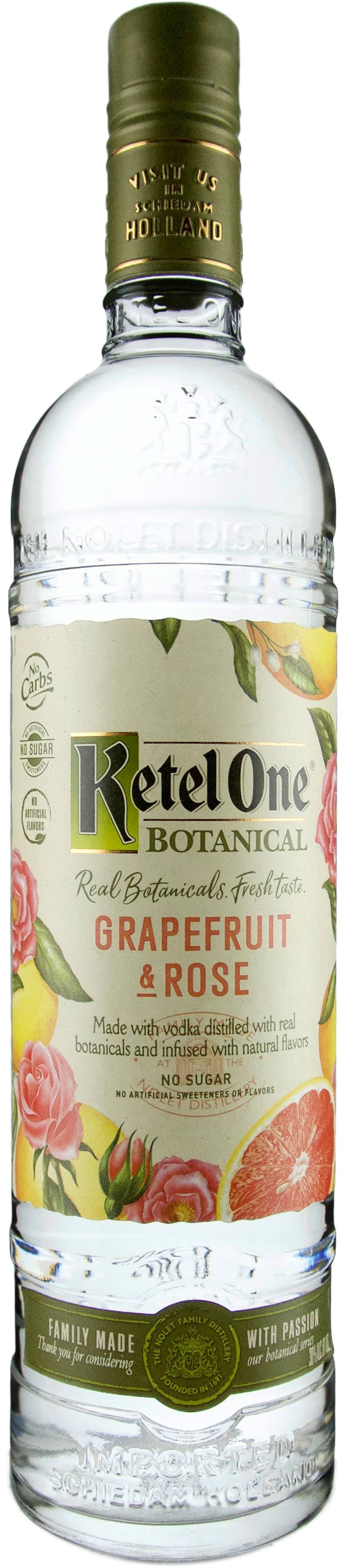 Ketel One Vodka, Grapefruit & Rose - 750 ml
