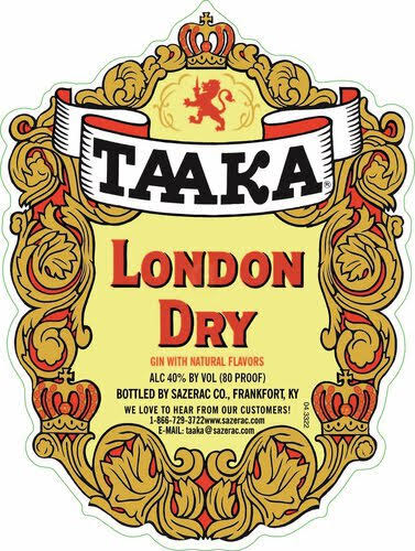 Taaka Extra London Dry Gin 200ml