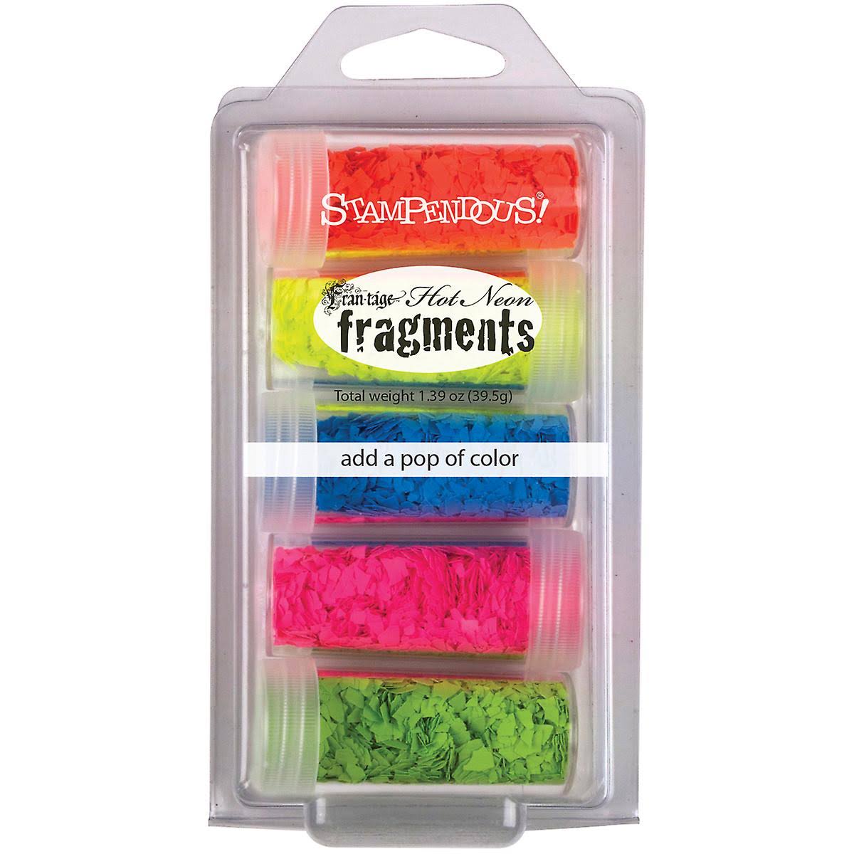 Stampendous Frantage Color Fragments - Hot Neon, 5-Pack