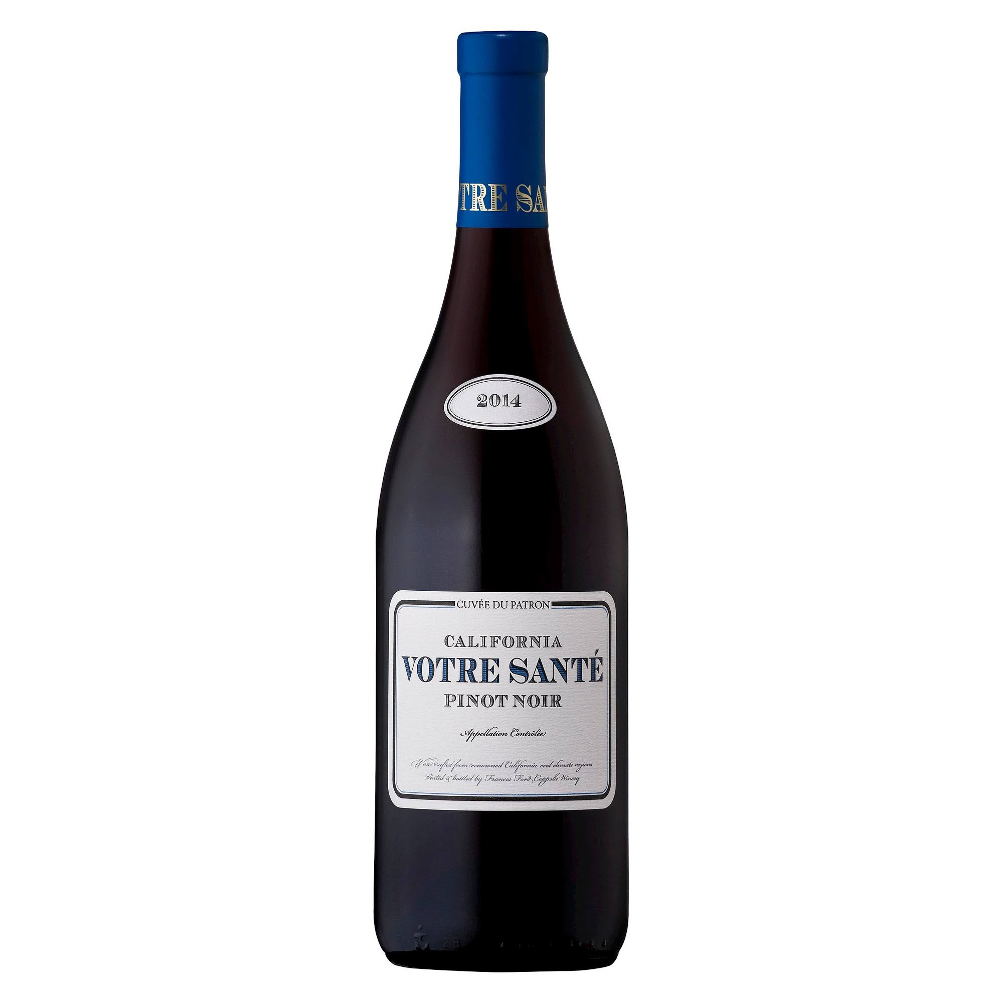 Votre Sante Pinot Noir, California - 750 ml
