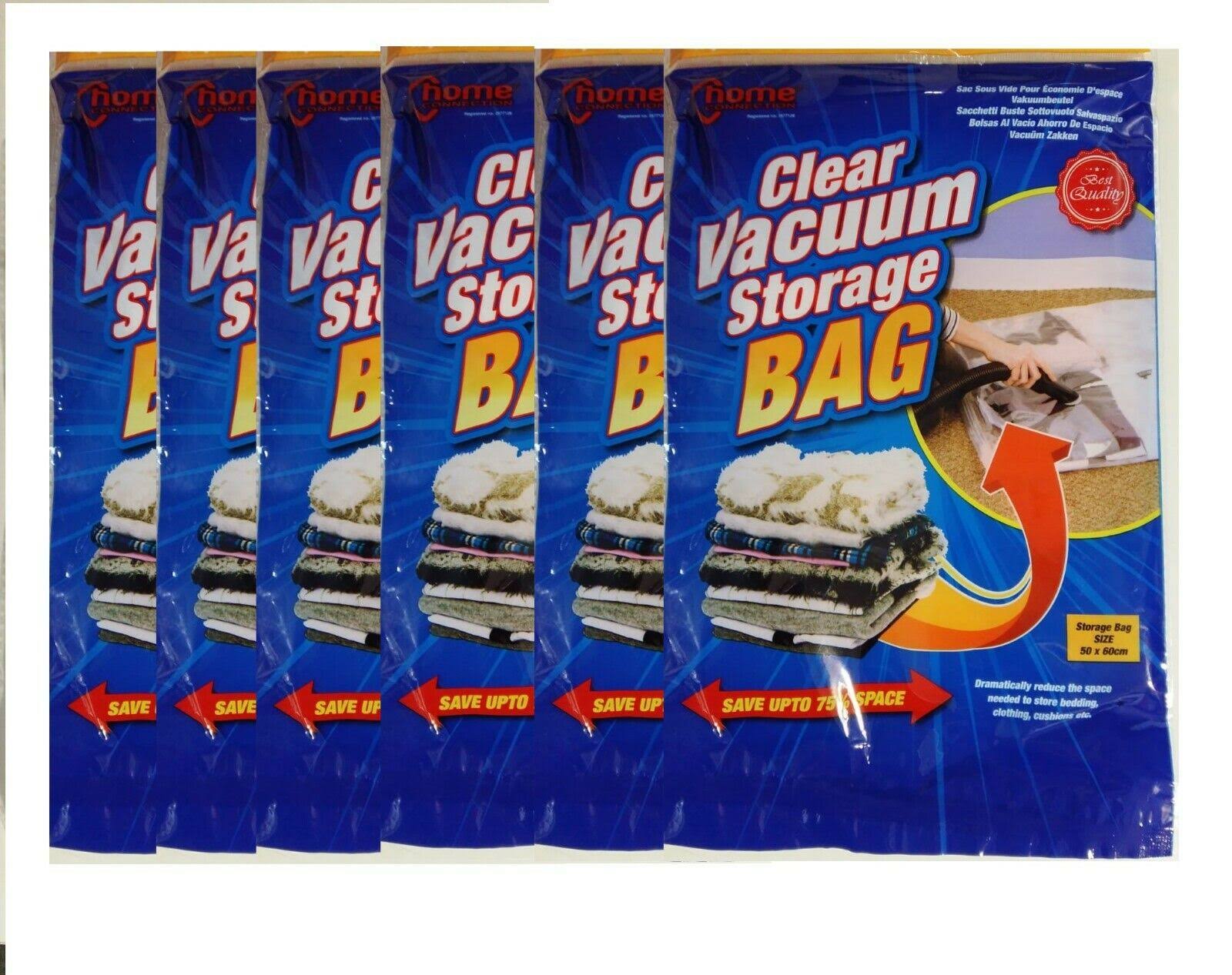 PMS Clear Vacuum Storage Bag 80 x 110cm in Printed Bag