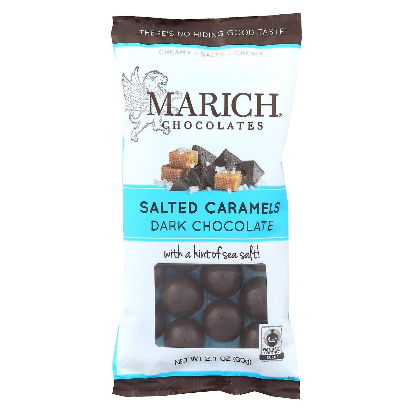Marich Premium Dark Chocolate - Sea Salt Caramel, 2.1oz