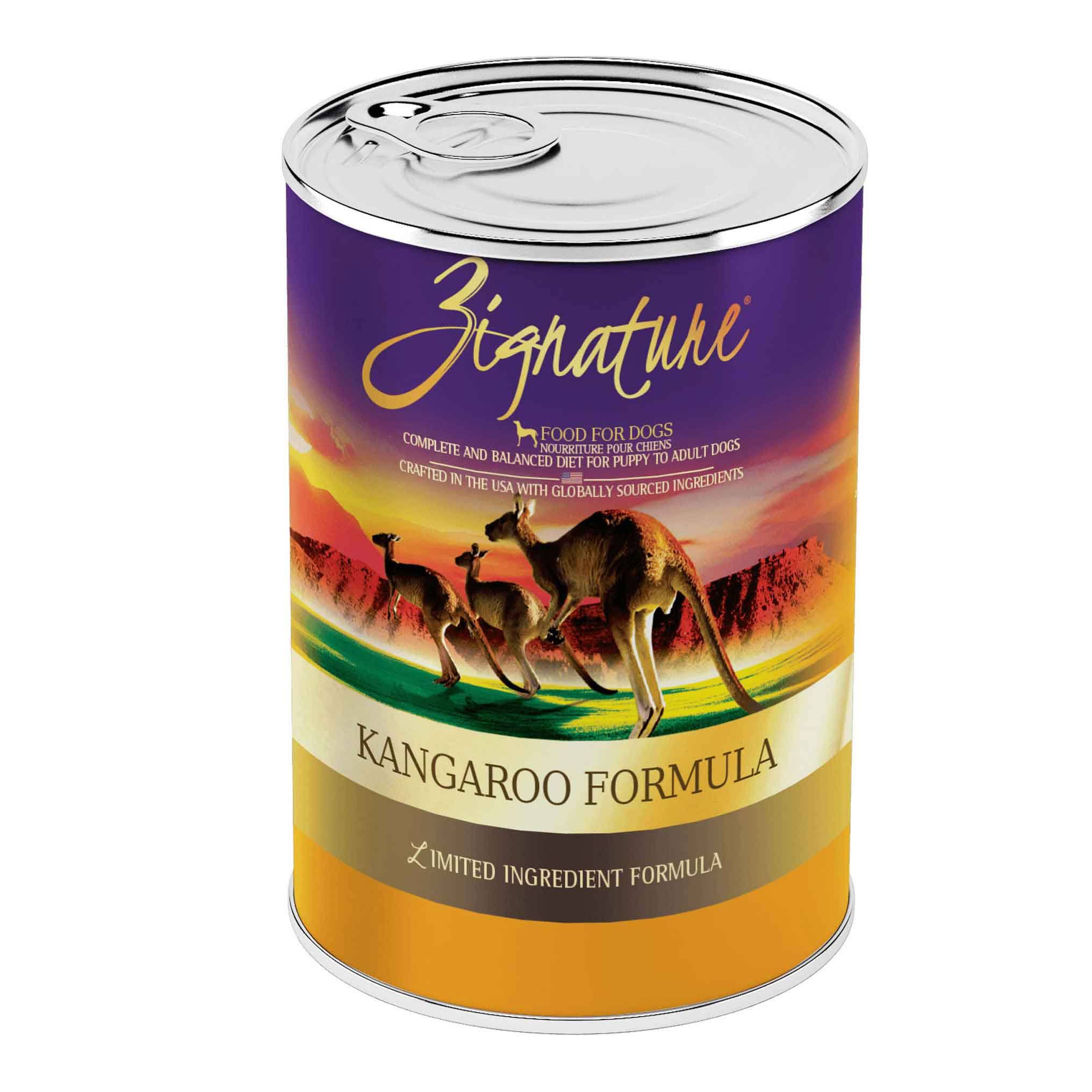 Zignature Canned Dog Food - Kangaroo Formula, 13oz