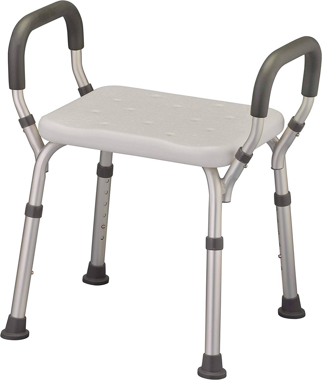 Nova Medical Products Deluxe Bath Seat with Arms - White