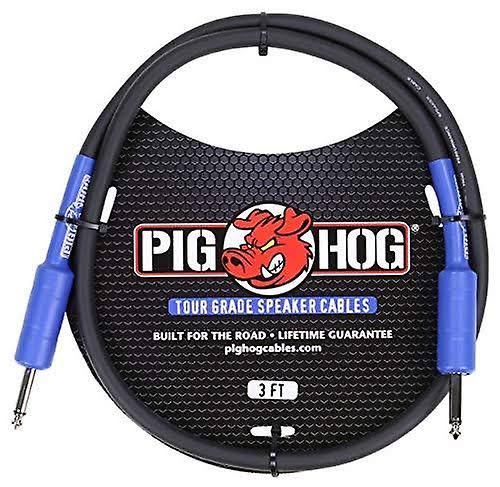 Ace Products Group Pig hog phsc3 high performance 14 gauge 9.2mm 1/4" speaker cable, 3 feet