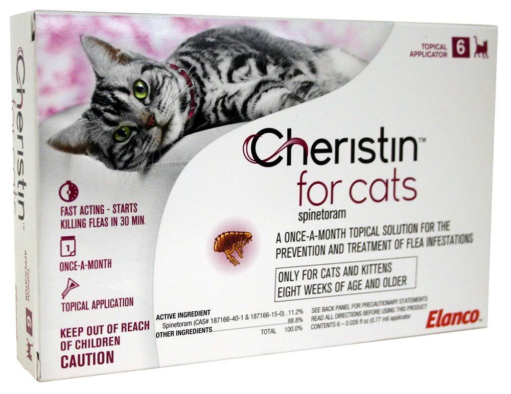 Cheristin Cats Flea Treatment - 6ct