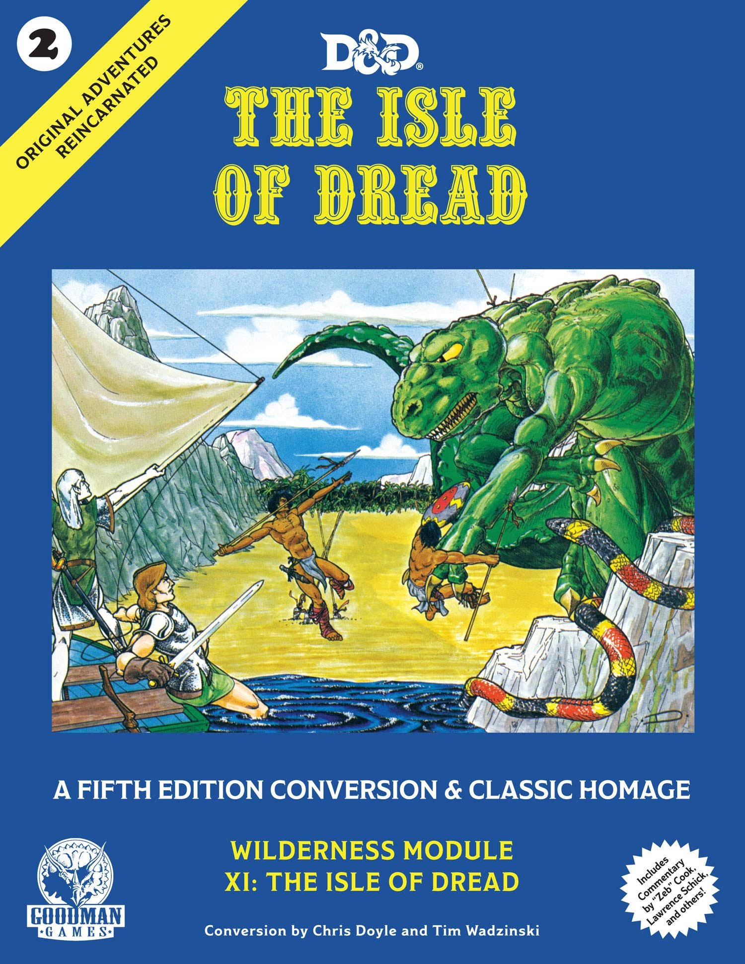 Original Adventures Reincarnated #2: The Isle of Dread - Goodman Games