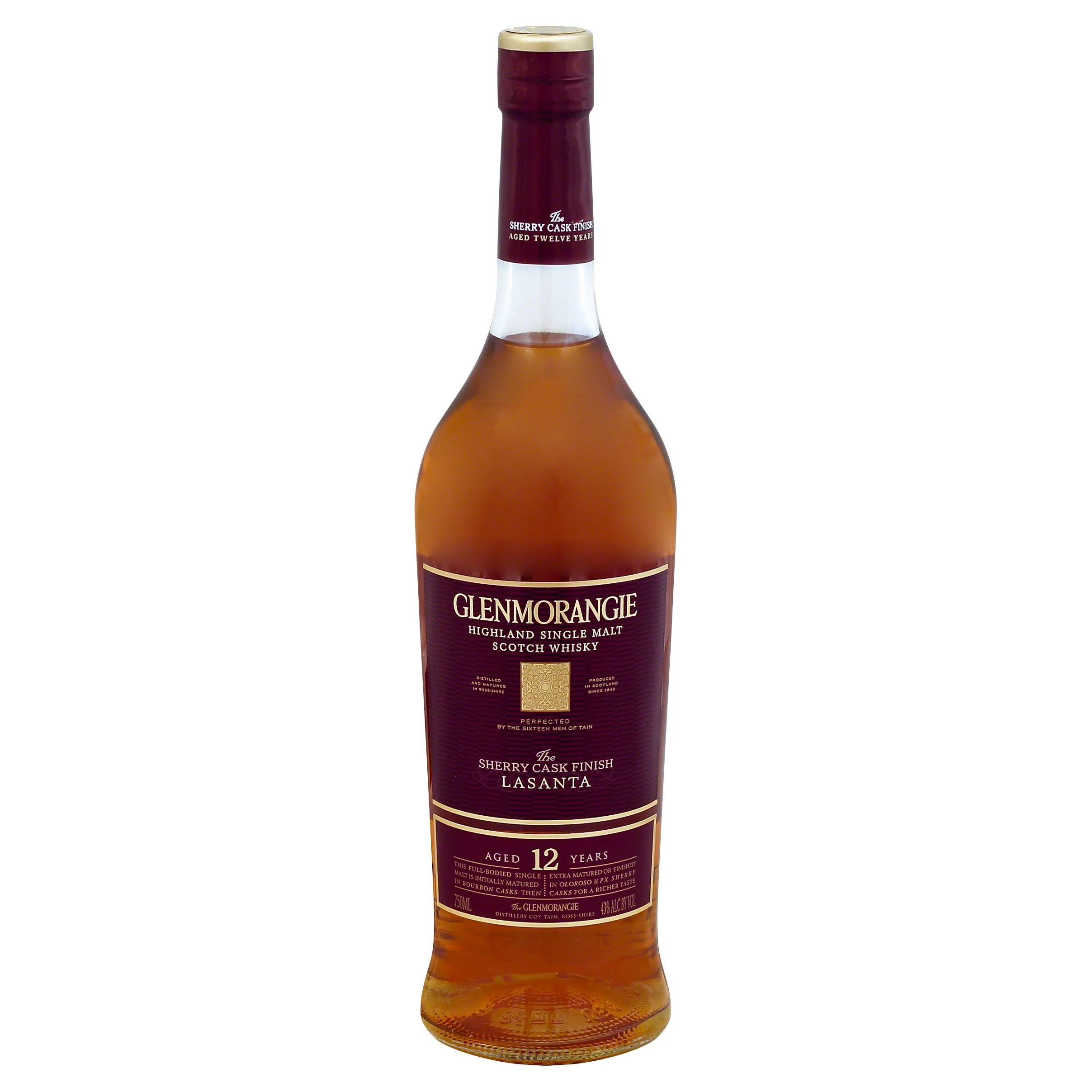 Glenmorangie The Lasanta Sherry Cask Extra Matured Single Malt Scotch Whisky 750ml Bottle