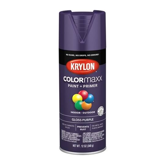 Gloss Paint & Primer By Krylon Colormaxx | Gloss Purple | Michaels