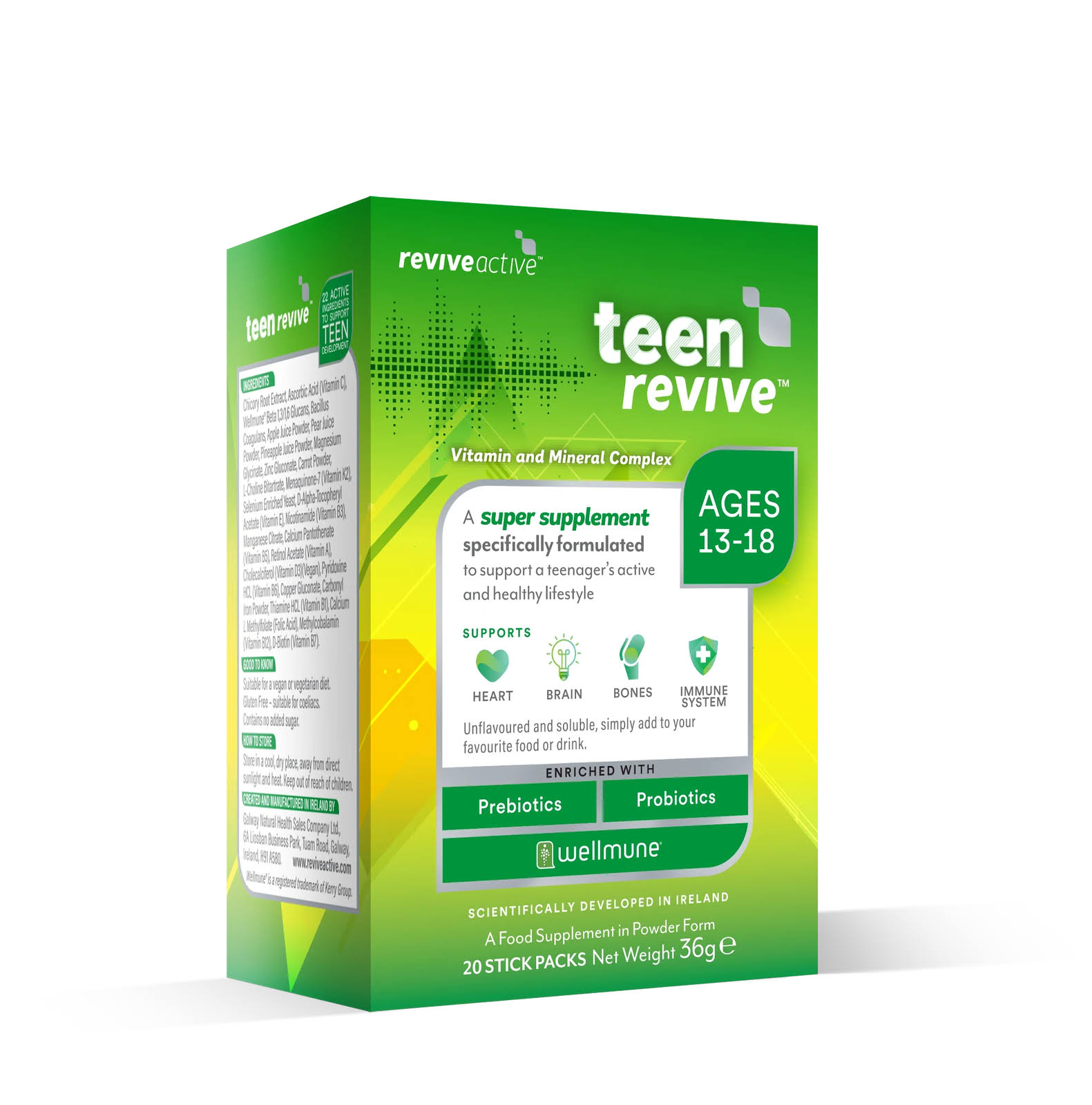 Revive Active Teen Revive 13-18 Years - 20 Pack