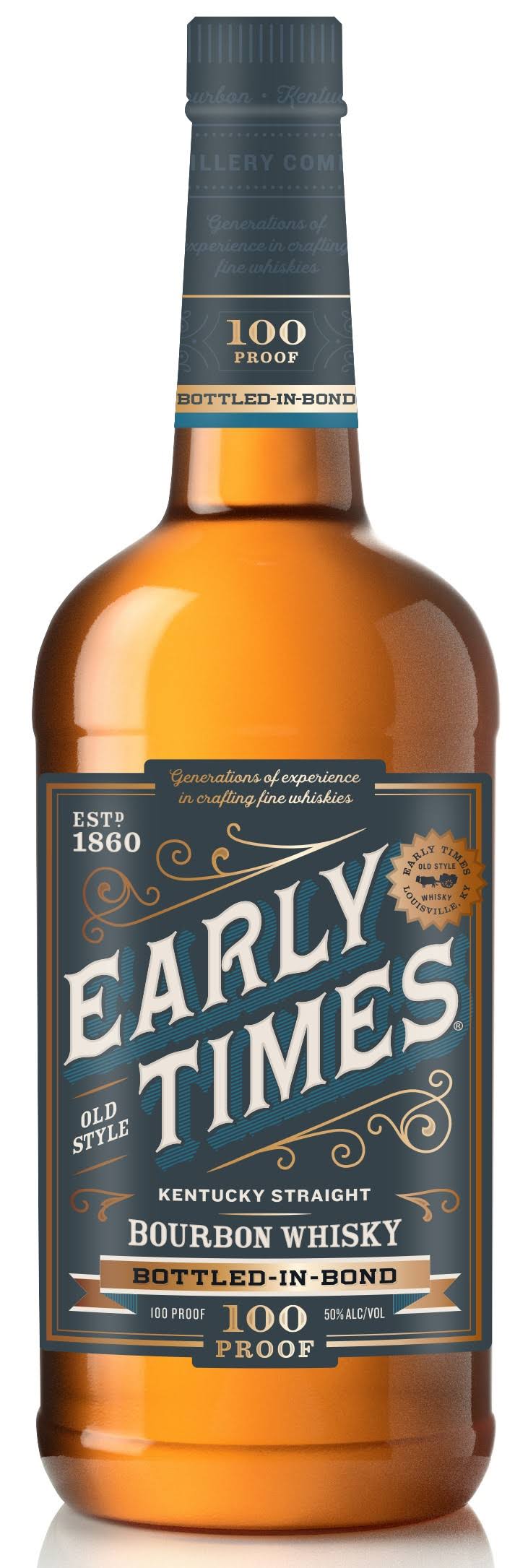Early Times Bottled in Bond Bourbon 1 L