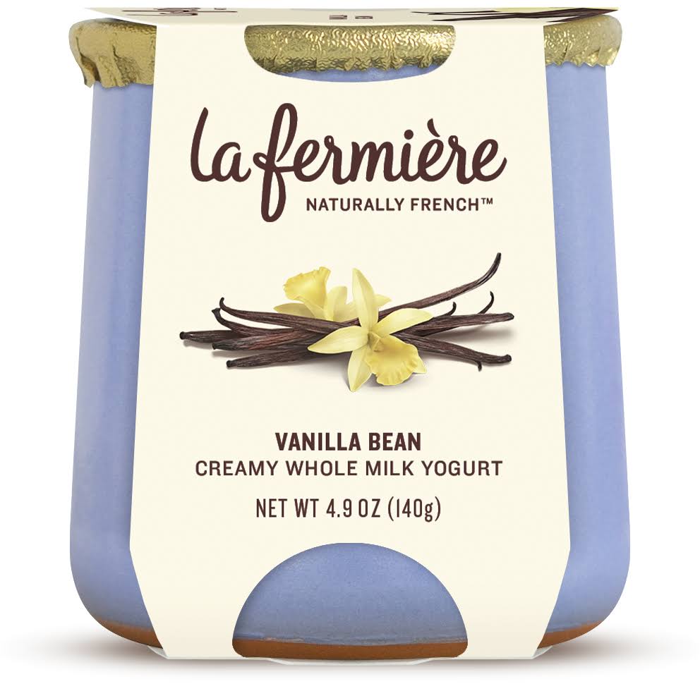 La Fermiere Creamy Whole Milk Yogurt - 140g, Vanilla Bean