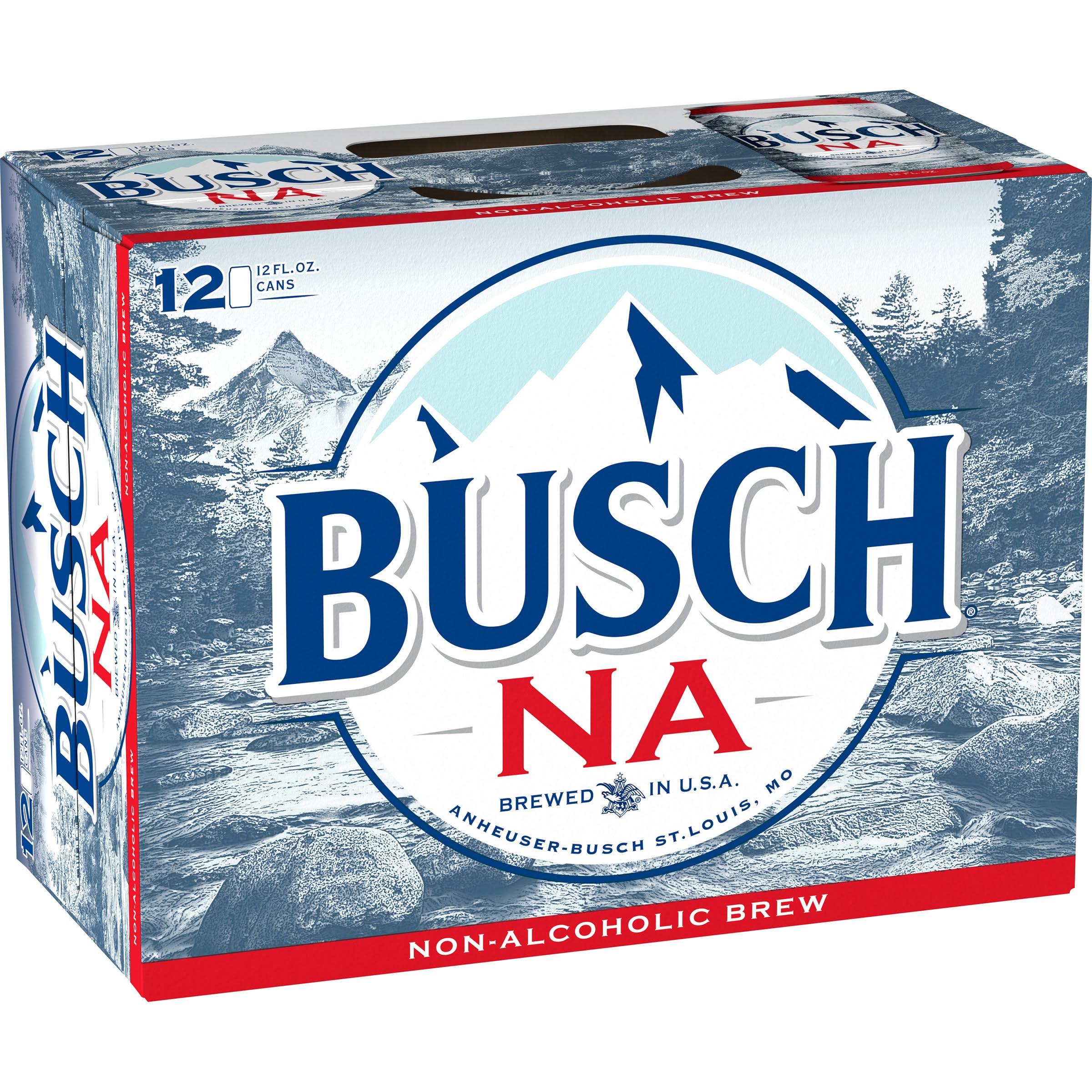 Busch Non-Alcoholic Beer - 12 Cans