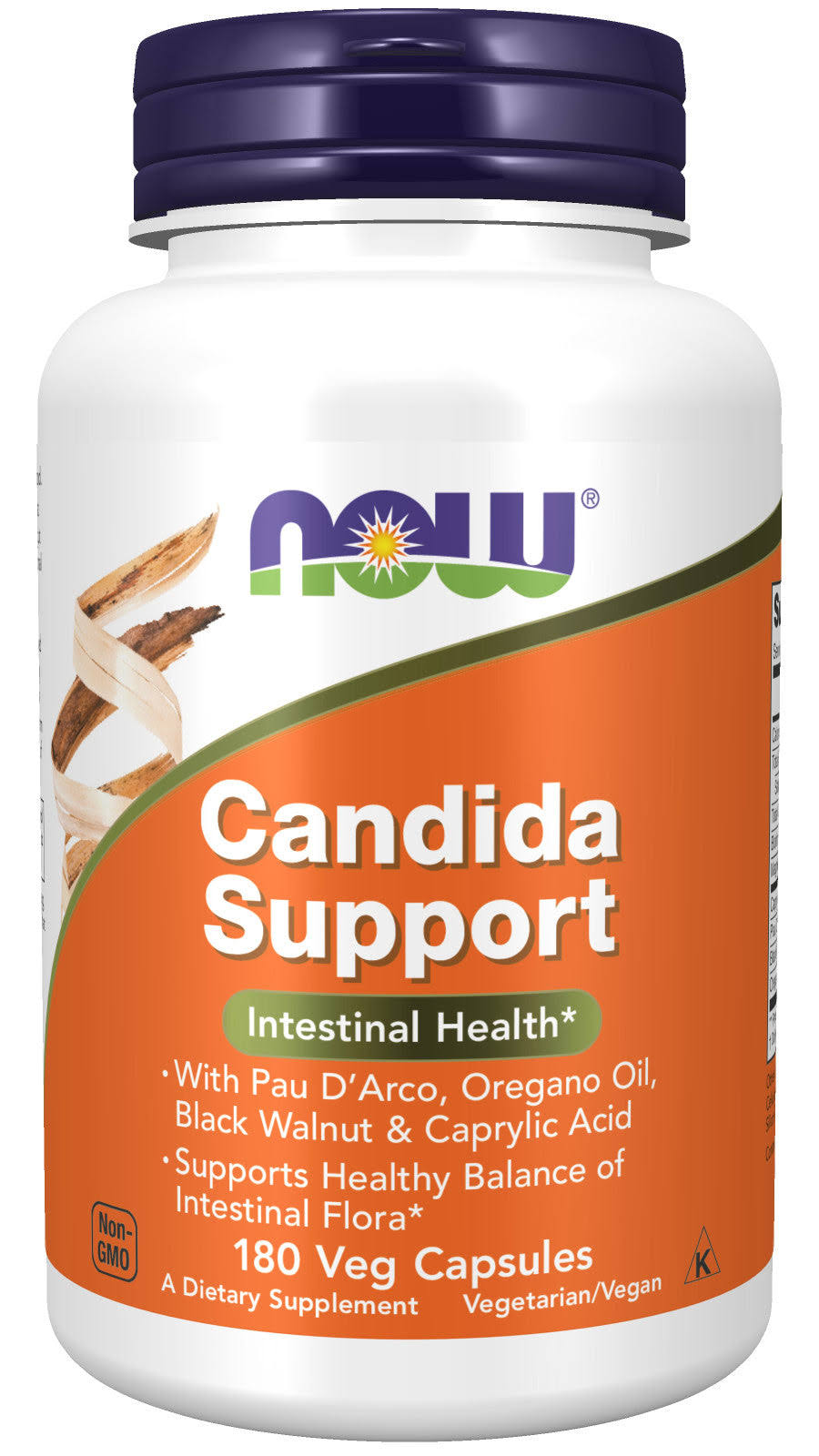 Now Foods Candida Support Supplement - 180 Veg Capsules