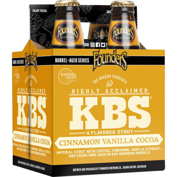 Founders Cinnamon Vanilla Cocoa KBS: 4 Pk