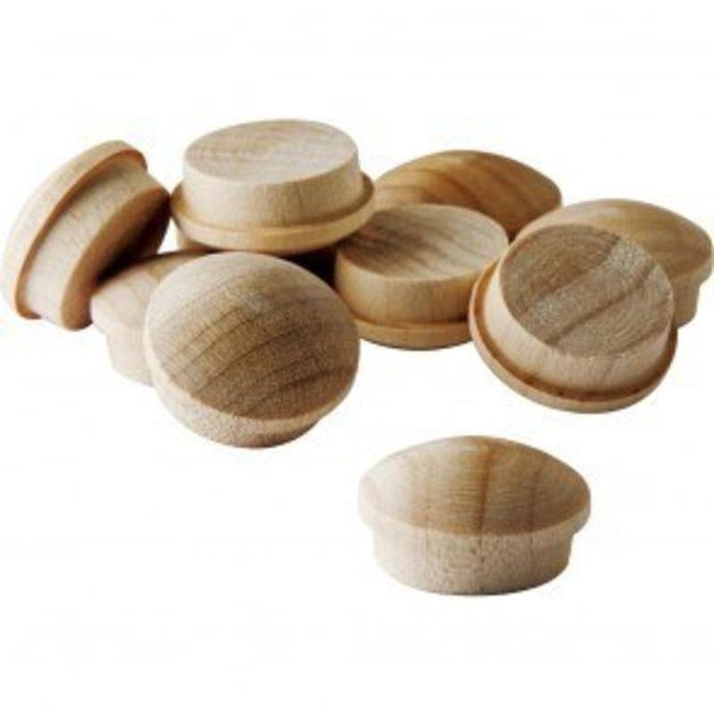 15pk 1.3cm Wooden Buttons Cindoco Wood Plugs F12B 811908011186 | Garage | Best Price Guarantee | Delivery guaranteed | 30 Day Money Back Guarantee