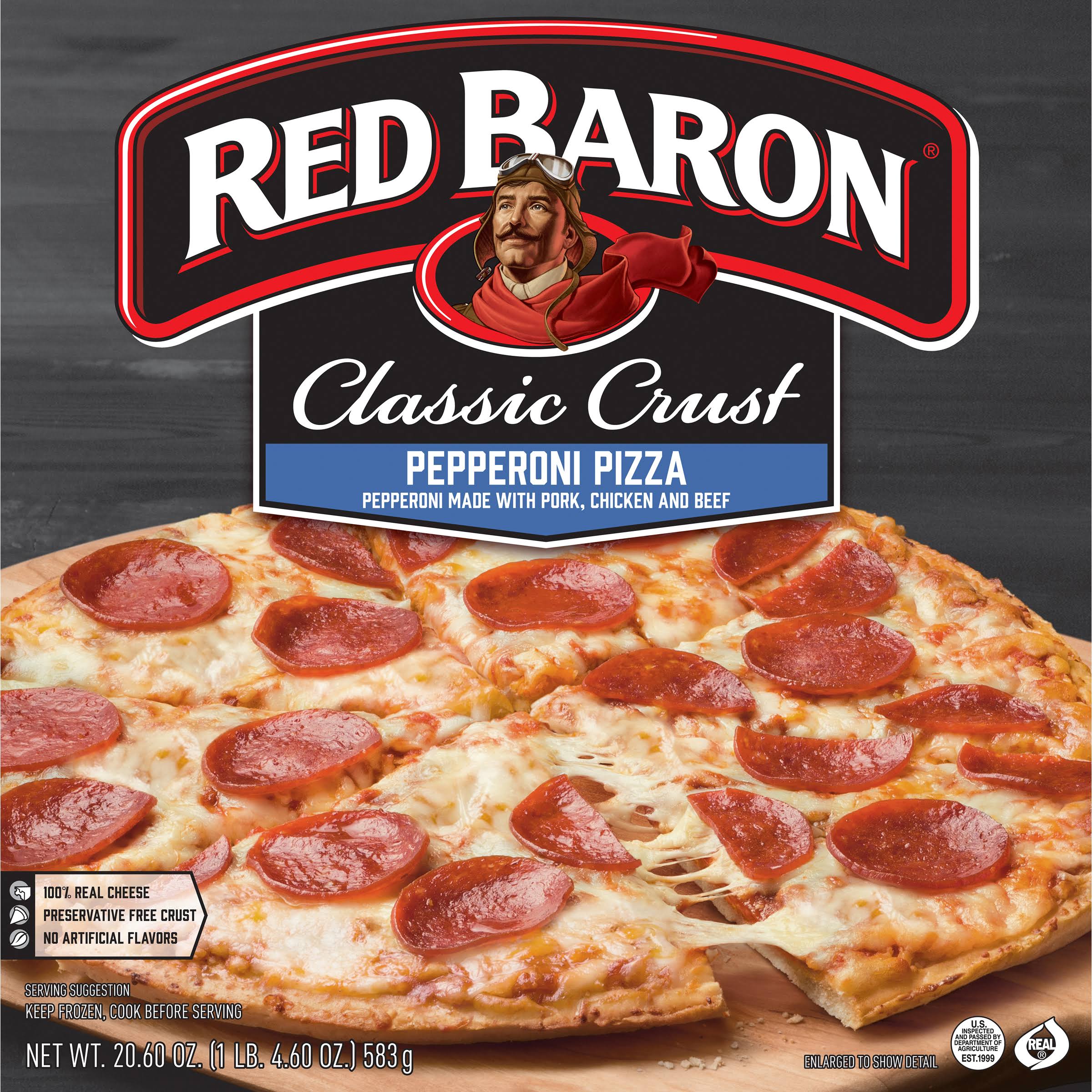 Red Baron Classic Crust Pepperoni Pizza - 20.60oz
