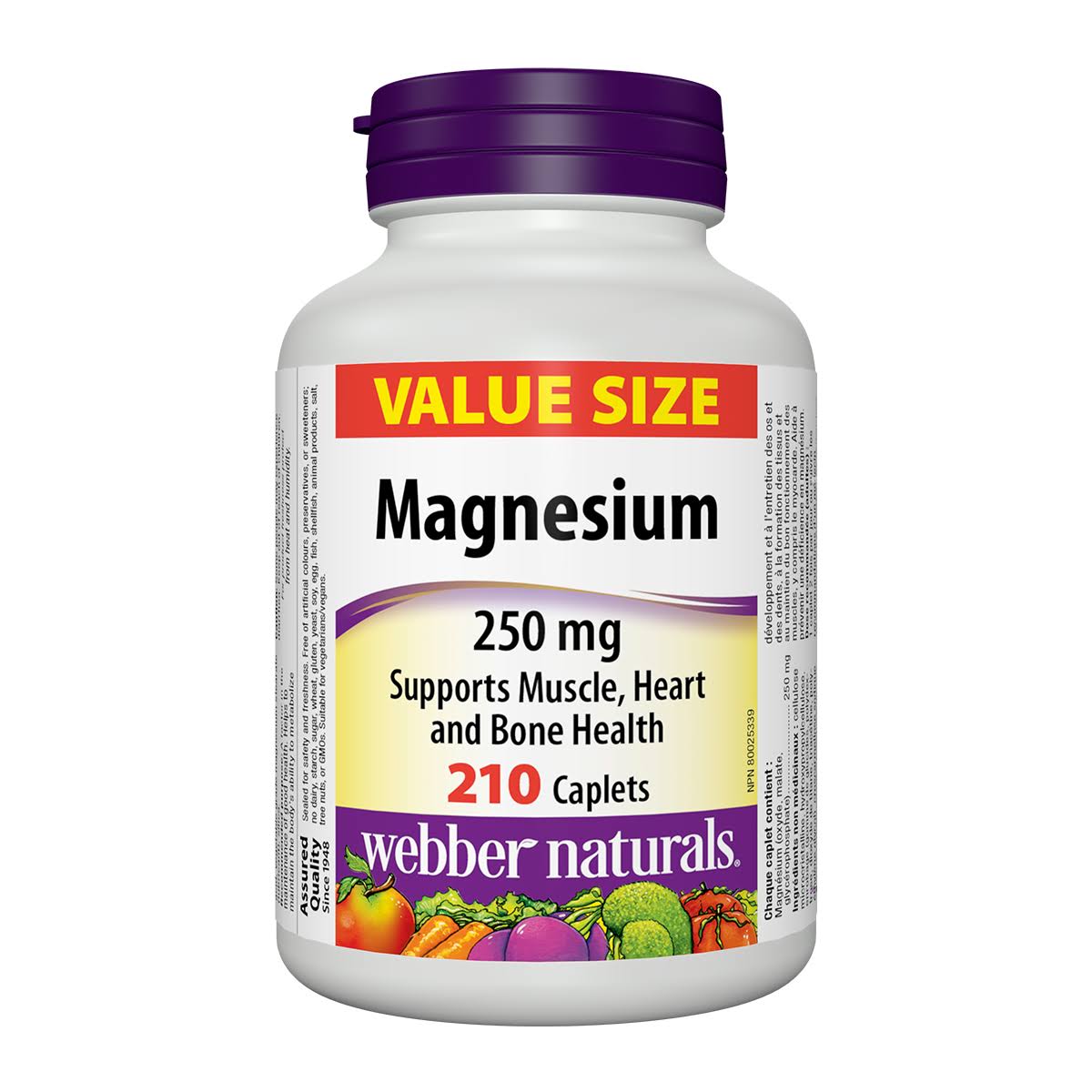 Webber Naturals Magnesium 250 Mg Caplets