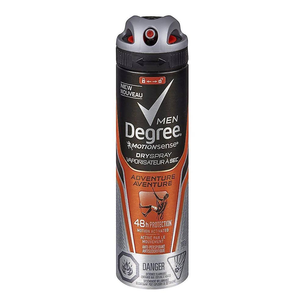 Degree Men Dry Spray Adventure Antiperspirant 107g