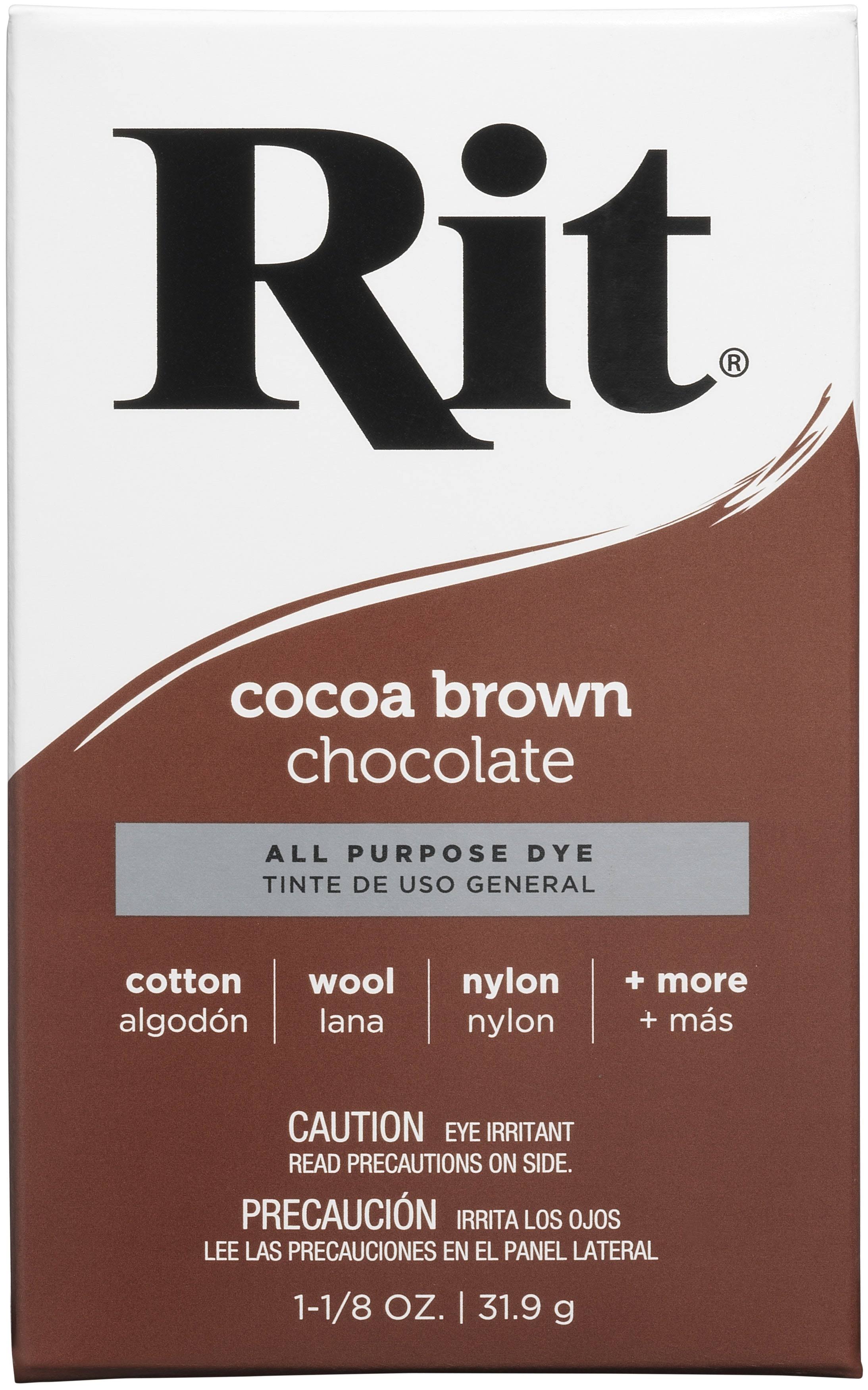 Rit Dye Powder - Cocoa Brown, 1-1/8oz