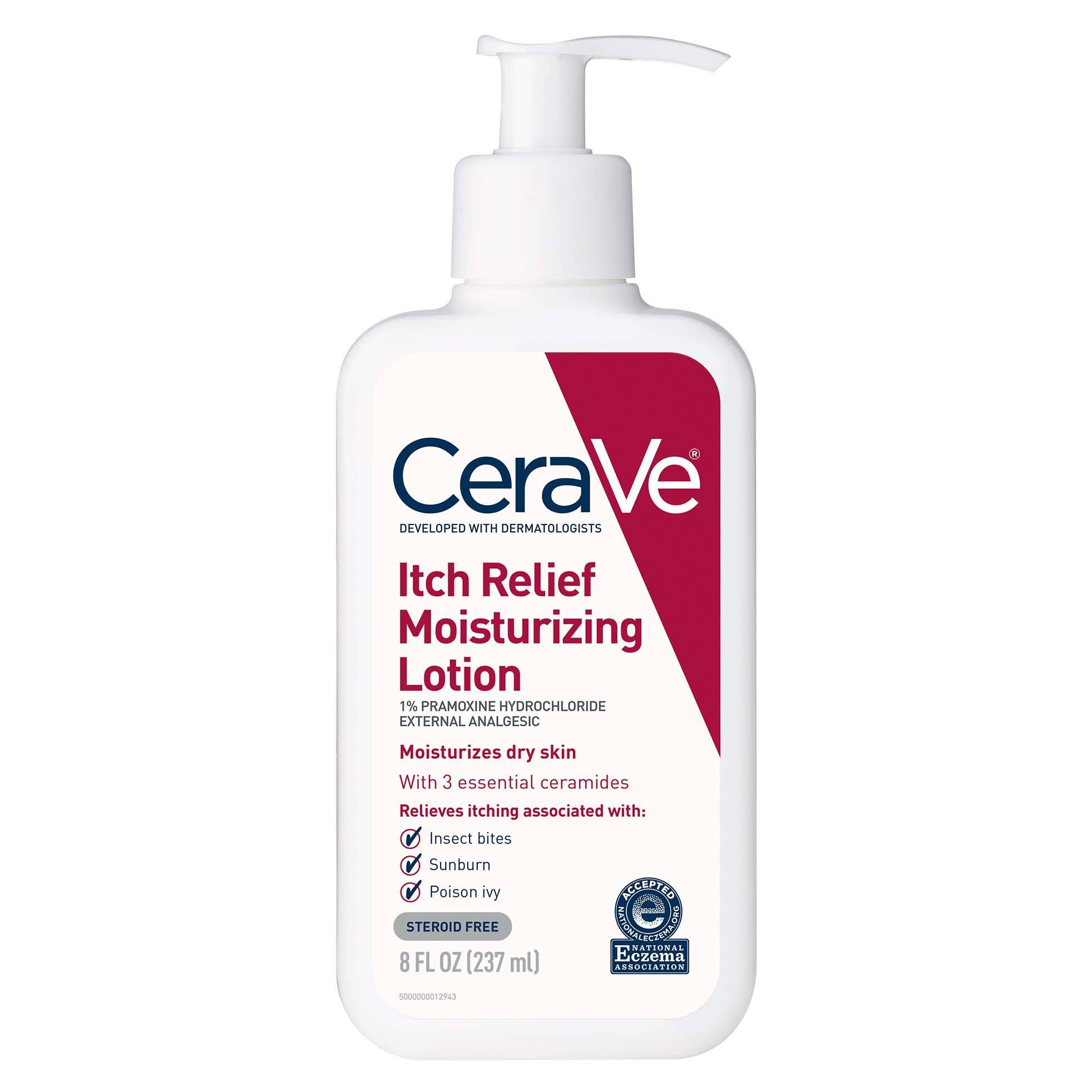 Cerave Itch Relief Moisturizing Lotion - for Dry and Itchy Skin, 8oz