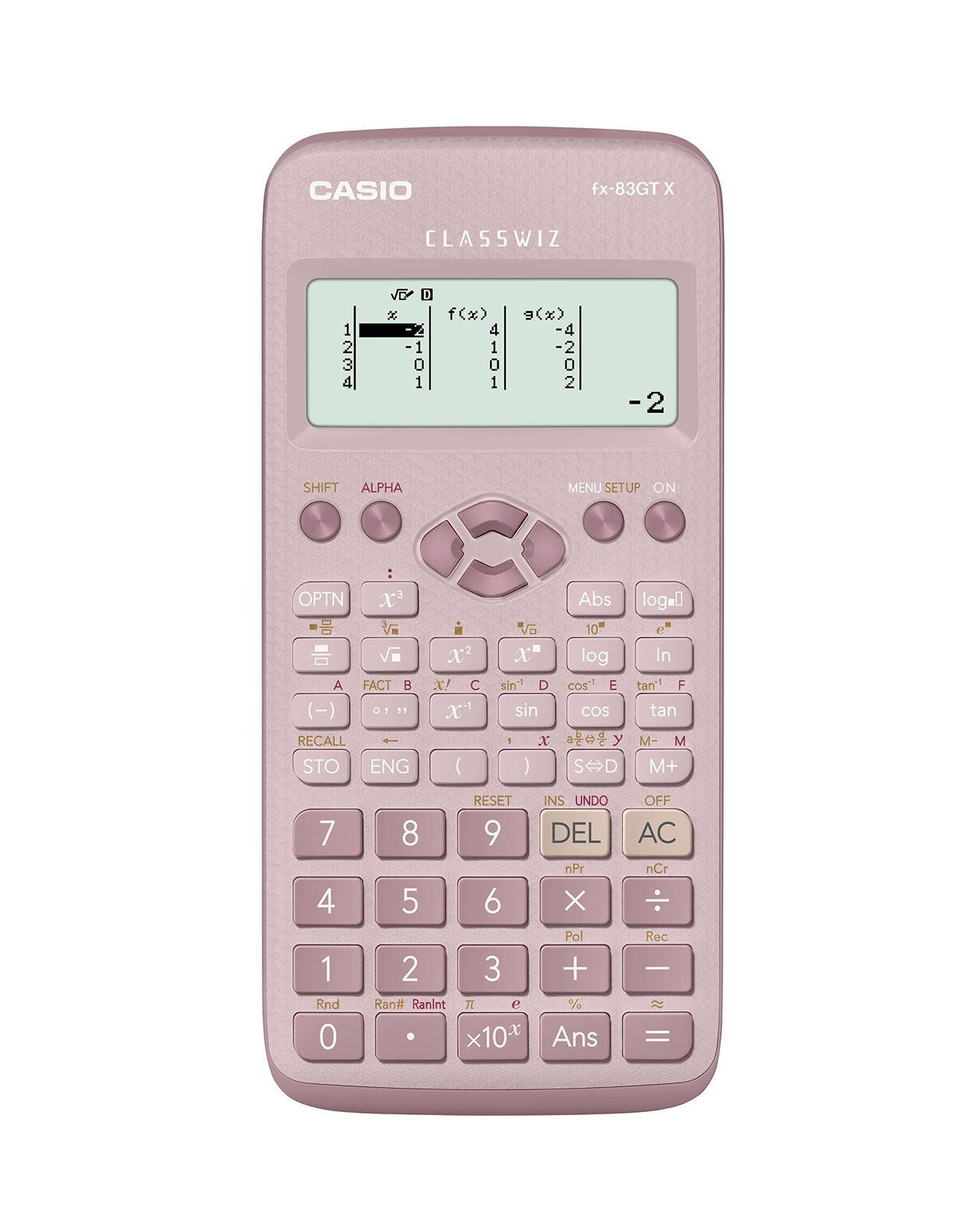 Casio fx 83GTX Scientific Calculator - Pink