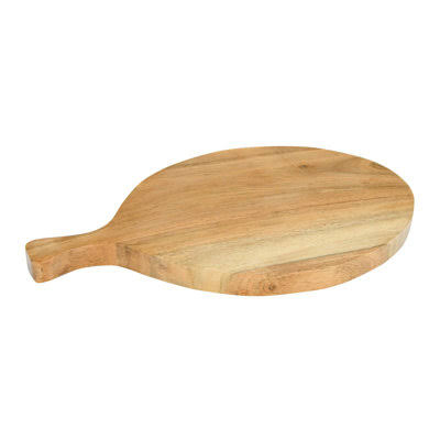 Creative Co-Op Small Round Acacia Cheese/Cutting Board One-Size