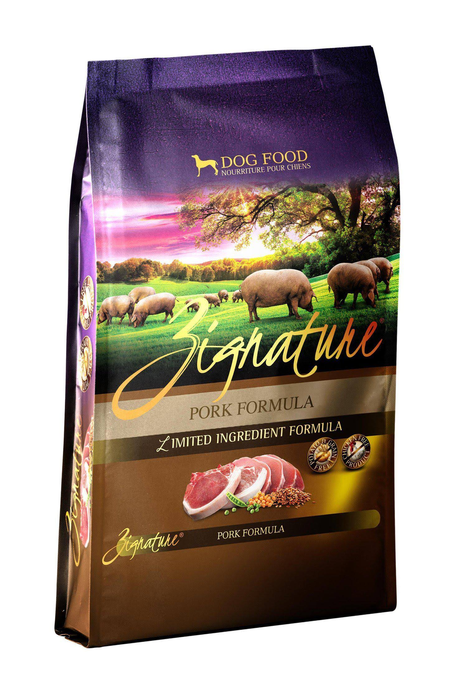 Zignature Dog Food - Pork Formula
