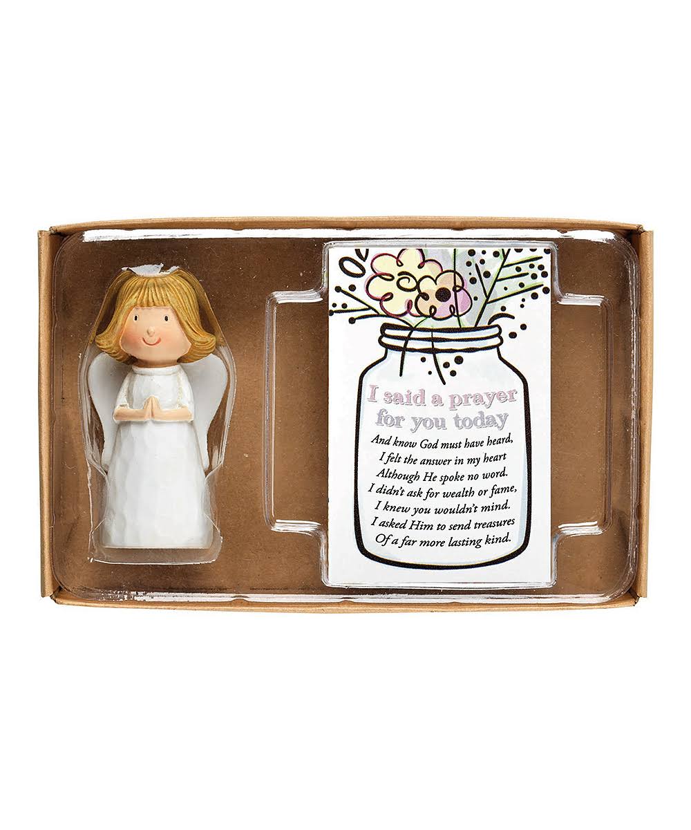 Dicksons Ivory Angel Figurine & Prayer Card One-Size