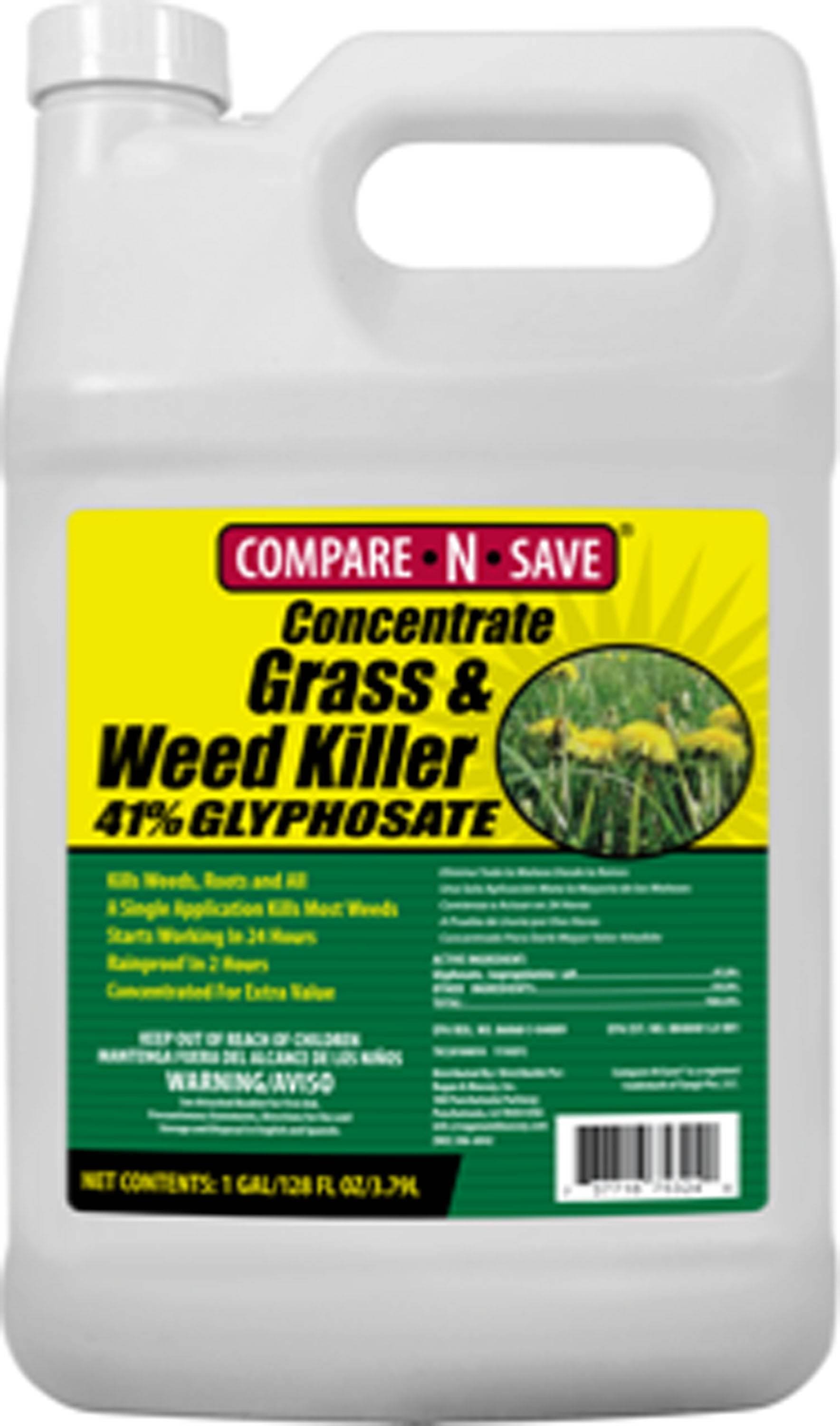 Compare-N-Save Grass & Weed Killer 41% Glyphosate Concentrate - 1gal