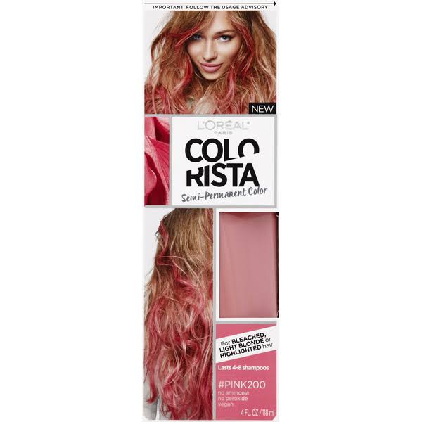 L'Oréal Paris Colorista Semi-Permanent Hair Color - Pink