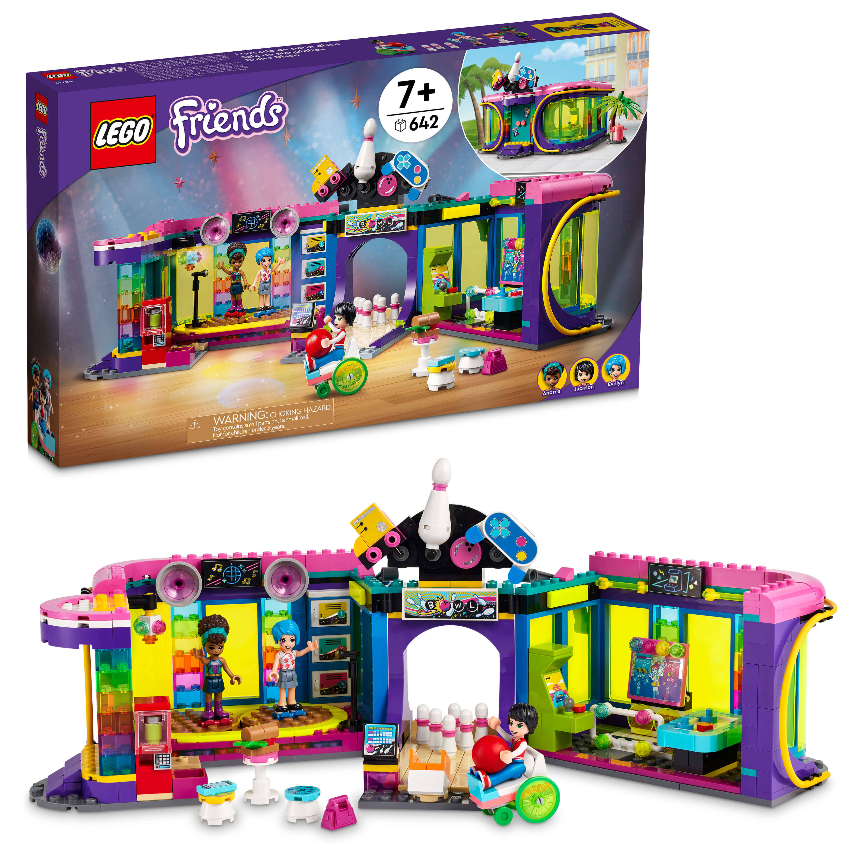 LEGO - 41708 | Friends: Roller Disco Arcade