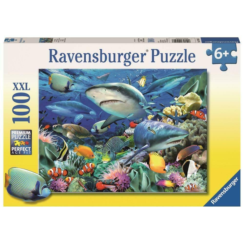 Ravensburger 10951 Jigsaw Puzzle - Reef Of Sharks, x100